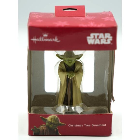 Hallmark Star Wars Yoda Christmas Tree Ornament (New, Sealed) - Picture 1 of 5